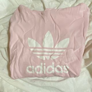 アディダス(adidas)のadidas パーカー ピンク Mサイズ(パーカー)