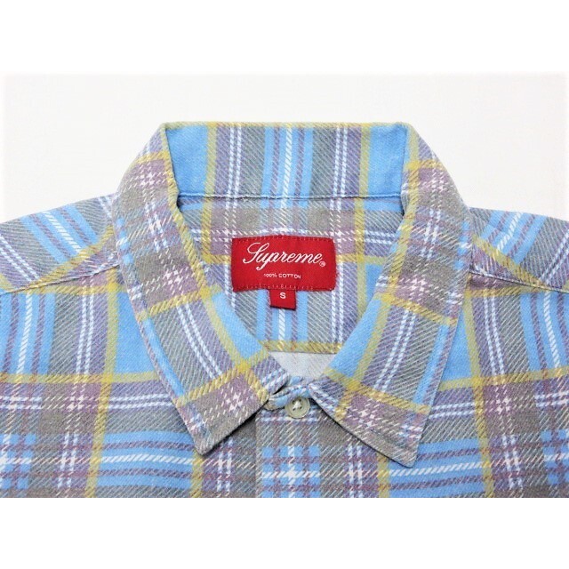 Supreme(シュプリーム)のSUPREME シュプリーム 20SS Printed Plaid Shirt チェック フランネル 長袖シャツ ライトブルー 正規品 / 24221 メンズのトップス(シャツ)の商品写真