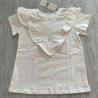 GU - ビックフリルTシャツ 半袖の通販 by chi's shop｜ジーユーなら