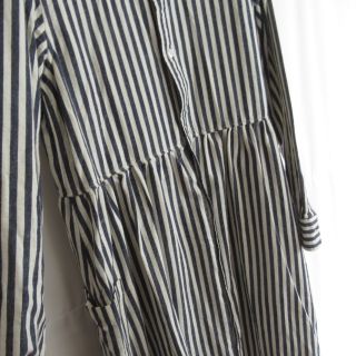 BEAMS BOY - BEAMS BOY Aライン ストライプ シャツ ワンピース ...