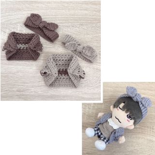 ジャニーズ(Johnny's)のset♡ちびぬい♡ヘアバンド&カーディガン（ペア）(アイドルグッズ)