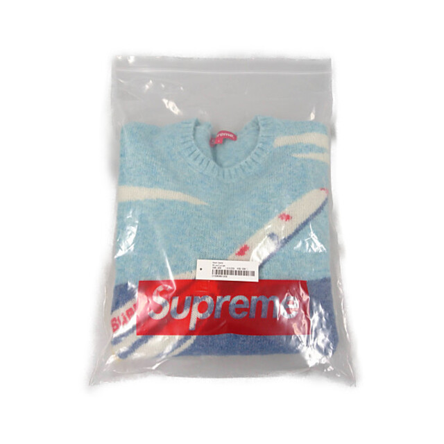 SUPREME シュプリーム Rocket Sweater ロケット ニット セーター ブルー サイズL 正規品 / 30235