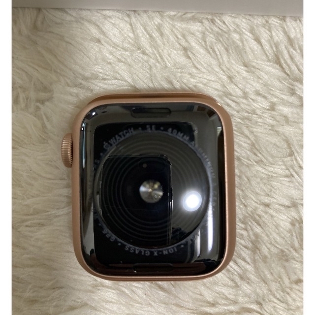 Apple Watch(アップルウォッチ)のゆう様専用　美品☆APPLE WATCH SE 40 ピンクゴールド　バンド無し レディースのファッション小物(腕時計)の商品写真