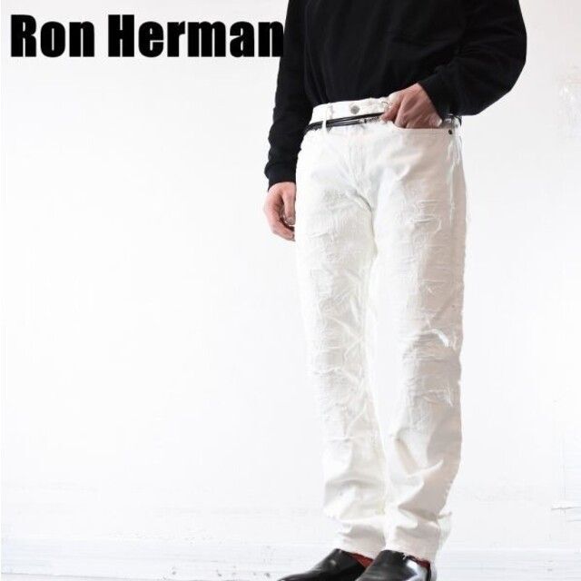 MN AI0008 ロンハーマン Ron Herman Denim ダメージ31裾幅