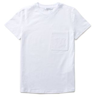 マックスマーラ(Max Mara)のマックスマーラ MAX MARA Tシャツ 半袖 VALIDO コットン クルーネック ジャージー ショートスリーブシャツ 2319410232 0006 BIANCO(Tシャツ(半袖/袖なし))