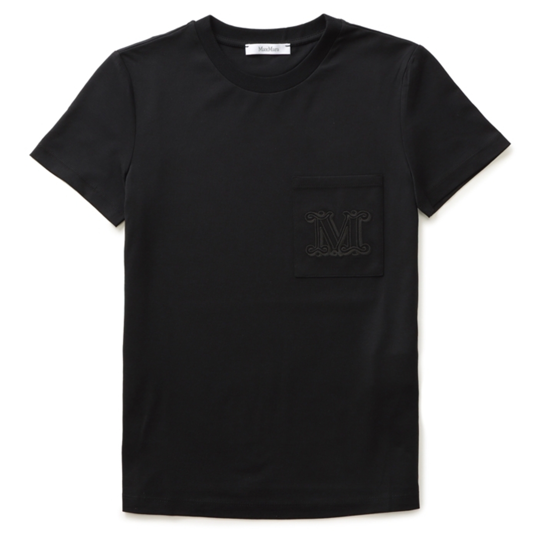 Max Mara(マックスマーラ)のマックスマーラ MAX MARA Tシャツ 半袖 VALIDO コットン クルーネック ジャージー ショートスリーブシャツ 2319410232 0006 NERO レディースのトップス(Tシャツ(半袖/袖なし))の商品写真