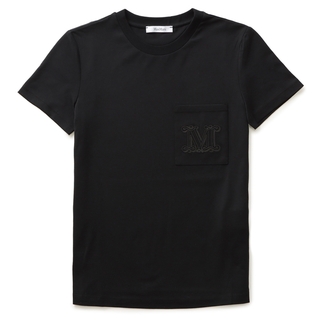 マックスマーラ(Max Mara)のマックスマーラ MAX MARA Tシャツ 半袖 VALIDO コットン クルーネック ジャージー ショートスリーブシャツ 2319410232 0006 NERO(Tシャツ(半袖/袖なし))