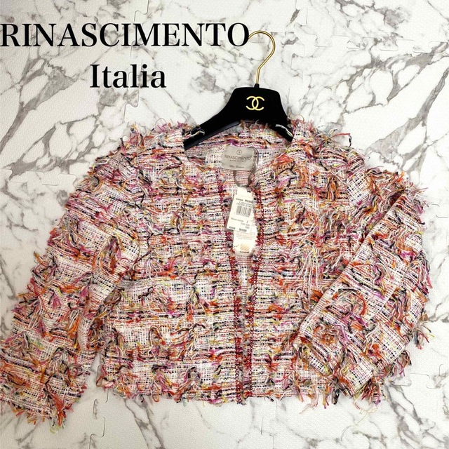 RINASCIMENTO リナシメント 【新品】ノーカラージャケット-