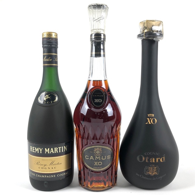 バイセルブランデーセット3本 REMY MARTIN CAMUS Otard コニャック