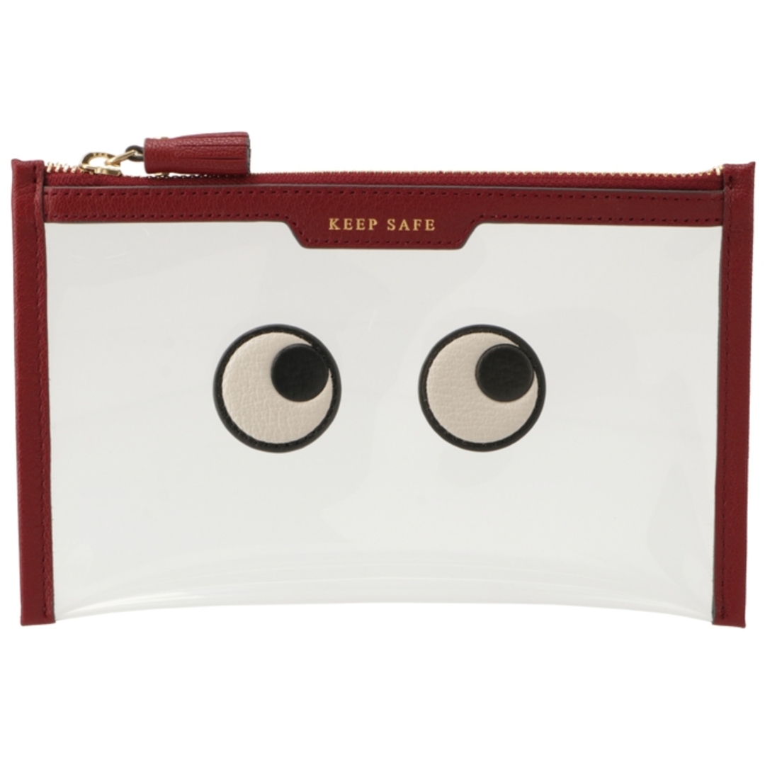 アニヤ ハインドマーチ ANYA HINDMARCH EYES クリアポーチ KEEP SAFE フラットポーチ 2023年春夏新作 173582金具