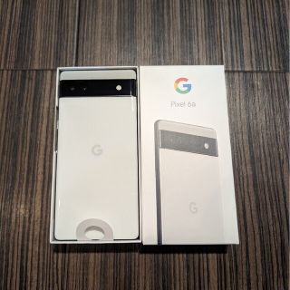 グーグルピクセル(Google Pixel)の新品 ★Google Pixel6a★ Chalk 128GB ホワイトあ(スマートフォン本体)