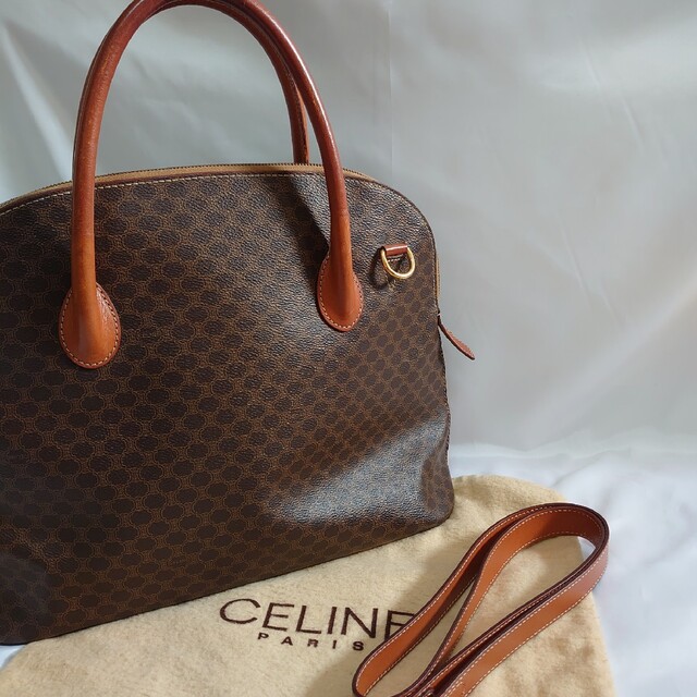 celine(セリーヌ)の美品 CELINE マカダム柄 2way ハンドバッグ レディースのバッグ(ハンドバッグ)の商品写真