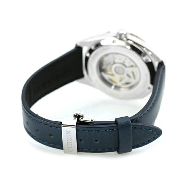 シチズン CITIZEN 腕時計 メンズ NB1060-12L コレクション メカニカル 銀箔漆文字盤モデル CITIZEN COLLECTION 自動巻き（9011/手巻付き） ネイビー（瑠璃色）xネイビー アナログ表示