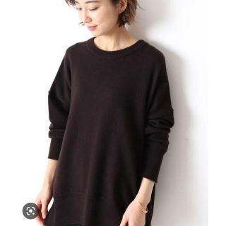 ドゥーズィエムクラス(DEUXIEME CLASSE)のdeuxieme classe☆BASIC KNIT ブラウン(ニット/セーター)