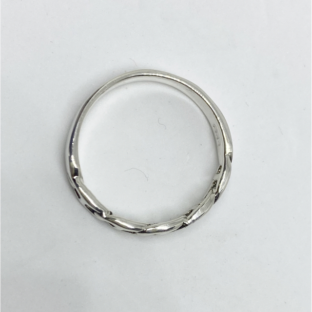アンカー　スターリングシルバー925 鎖　透かし　チェーン　純銀　高純度18号う メンズのアクセサリー(リング(指輪))の商品写真
