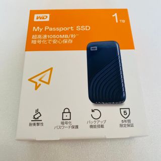 サンディスク(SanDisk)の新品 My Passport SSD USB3.2 Gen2 1TB (PC周辺機器)