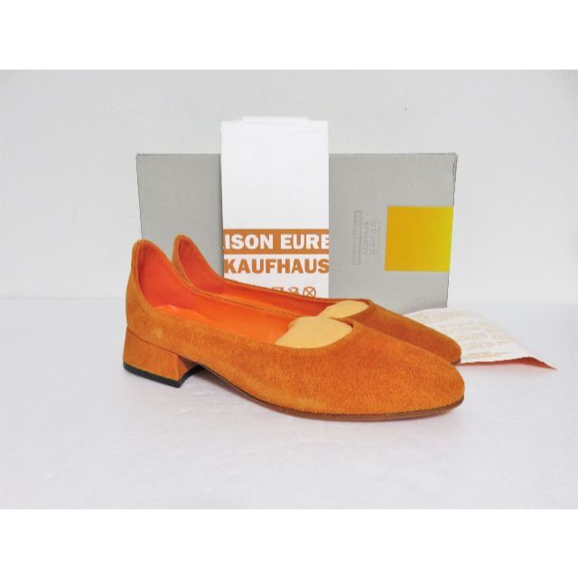MAISON EUREKA SOFT SLIP ON SHOES 37 オレンジ MAISON EUREKA SOFT SLIP ON SHOES 37 オレンジ