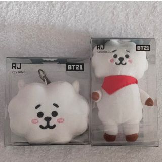 ビーティーイシビル(BT21)のRJ バッグチャーム セット(ぬいぐるみ)