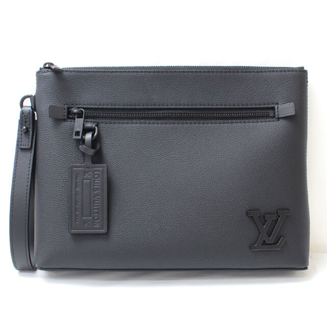 LOUIS VUITTON ルイ・ヴィトン ポシェット・IPAD クラッチバッグ ブラック M69837 IC メンズ【美品】