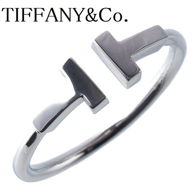 Tiffany & Co.(ティファニー)のティファニー Tワイヤー リング 15.5号 AU750WG 【11078】 レディースのアクセサリー(リング(指輪))の商品写真