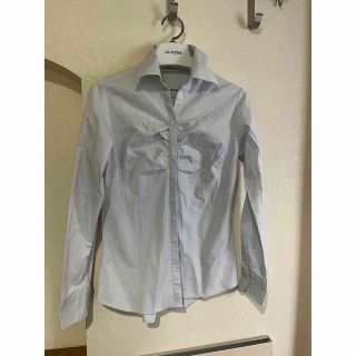 アオヤマ(青山)のn line 洋服の青山 佐々木希 スーツ ワイシャツ 長袖 9号 M(シャツ/ブラウス(長袖/七分))