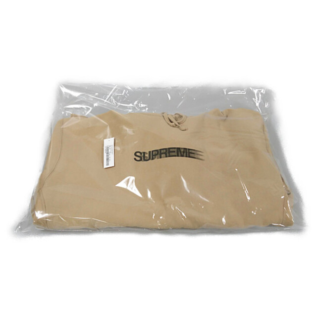 SUPREME シュプリームSS 23SS Motion Logo Hooded Sweat Shirt パーカー ダークタン L 正規品 / 30247