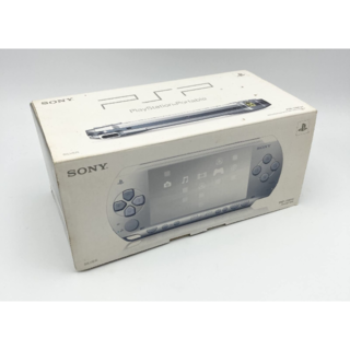 プレイステーションポータブル(PlayStation Portable)のPSP プレイステーション・ポータブル 中古  シルバー  PSP-1000SV(携帯用ゲーム機本体)