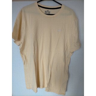 ホリスター(Hollister)のホリスター Tシャツ レモンイエロー XL(Tシャツ/カットソー(半袖/袖なし))