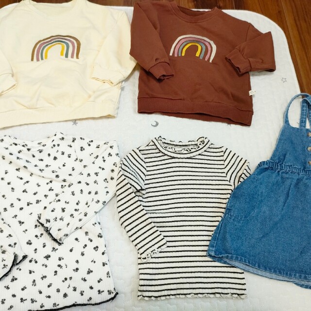 ZARA(ザラ)の大量47点!!80 90 新品10点☆女の子 長袖半袖まとめ売り キッズ/ベビー/マタニティのベビー服(~85cm)(その他)の商品写真