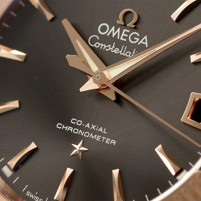 オメガ OMEGA 腕時計 メンズ 123.20.38.21.06.002 コンステレーション 39mm CONSTELLATION 39mm 自動巻き グレーxシルバー/レッドゴールド アナログ表示