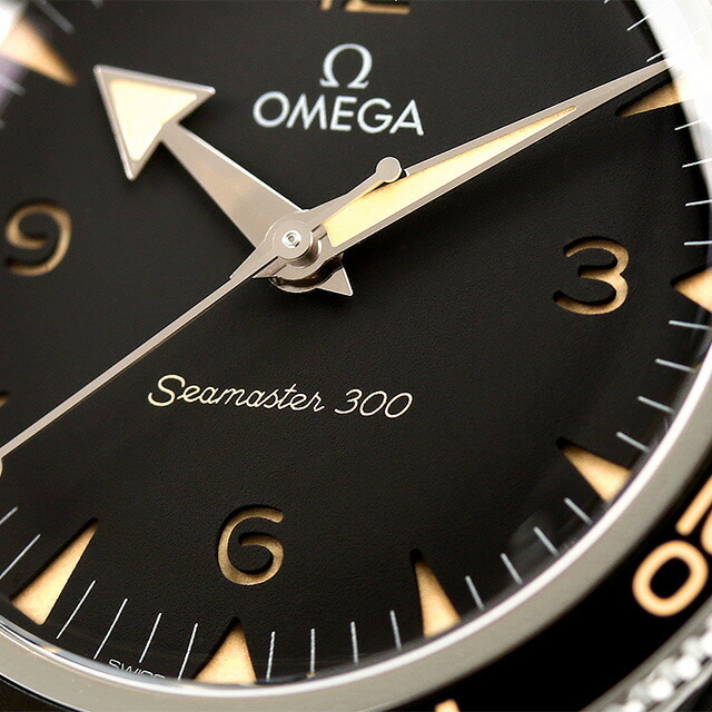 オメガ OMEGA 腕時計 メンズ 234.30.41.21.01.001 シーマスター コーアクシャル マスター クロノメーター 41mm SEAMASTER 300 41mm 自動巻き（8912） ブラックxシルバー アナログ表示
