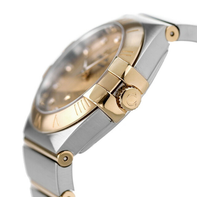 オメガ 腕時計 レディース 123-20-27-60-58-003 OMEGA クオーツ（1376/手巻き） イエローxシルバー/ゴールド アナログ表示
