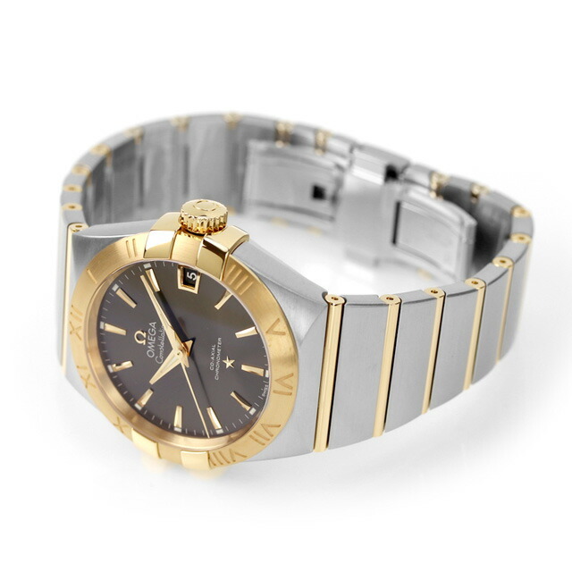 OMEGA(オメガ)の【新品】オメガ OMEGA 腕時計 メンズ 123.20.38.21.06.001 コンステレーション 38mm CONSTELLATION 38mm 自動巻き グレーxシルバー/イエローゴールド アナログ表示 メンズの時計(腕時計(アナログ))の商品写真