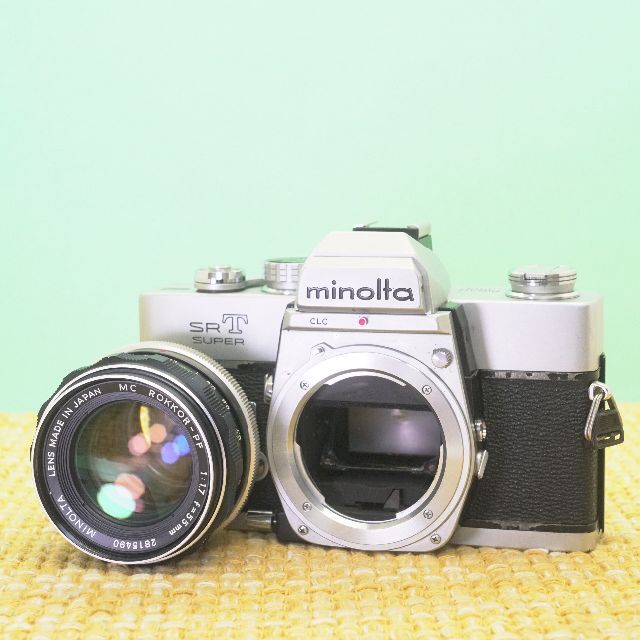 完動品◎ミノルタSRT SUPER × 55mm f1.7 フィルムカメラ 00