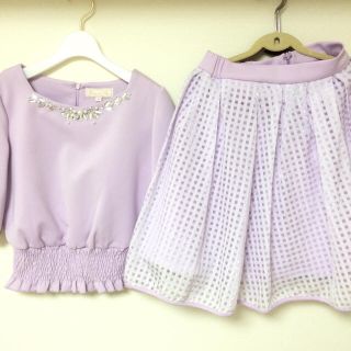 エミリアウィズ(EmiriaWiz)の2度着用のみ♡超美品(ひざ丈ワンピース)