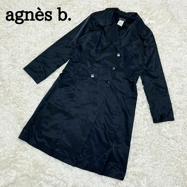 agnes b. - 希少 agnes b アニエスベー ダブルチェスターコート ヴィンテージ 90sの通販 by ぶーちゃん's shop｜アニエスベーならラクマ