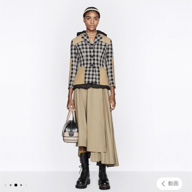 Christian Dior - クリスチャンディオール  2023AW  アシンメトリースカート
