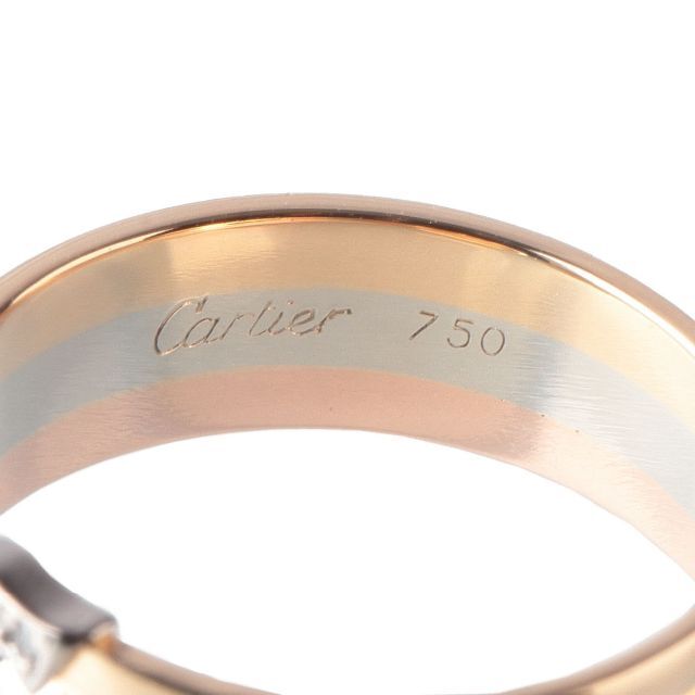 Cartier(カルティエ)のカルティエ 2C ダイヤ リング SM スリーカラー ＃52 【10819】 レディースのアクセサリー(リング(指輪))の商品写真