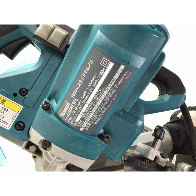 ☆品☆ makita マキタ 100V 165mm スライドマルノコ LS0613FL ライト付き レーザー付き 電動工具 製造年月日 2014年8月 67517