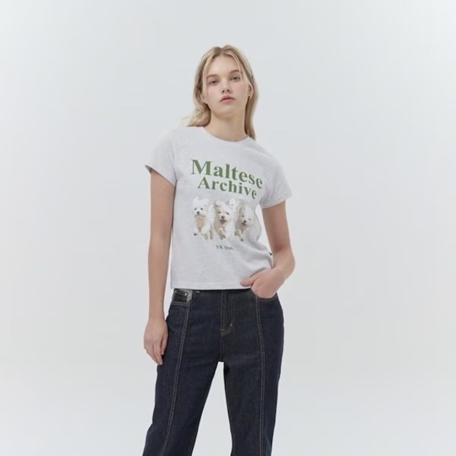 dholic - 定価8300円 waikei マルチーズ Tシャツ 韓国ブランドの通販