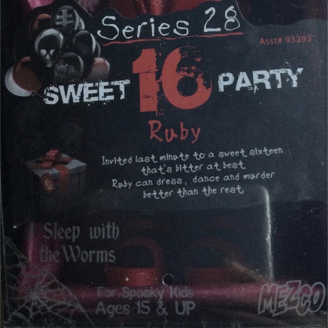 リビングデッドドールズ/シリーズ28「SWEET16PARTY」Ruby未開封 3