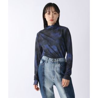 ジーナシス(JEANASIS)のJEANASIS ボカシガラハイネックLS TEE(カットソー(長袖/七分))