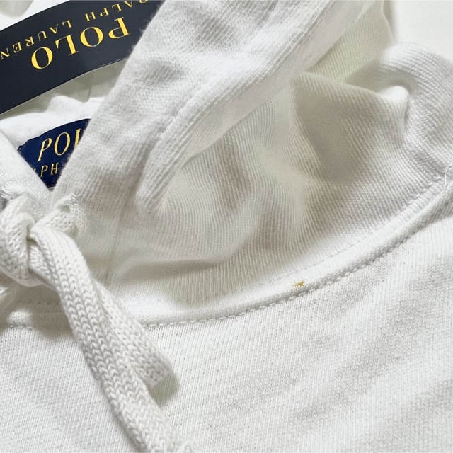 POLO RALPH LAUREN(ポロラルフローレン)の1点のみ☆新品 ラルフローレン メンズM ペイントスプラッターフード付きロンT メンズのトップス(Tシャツ/カットソー(七分/長袖))の商品写真