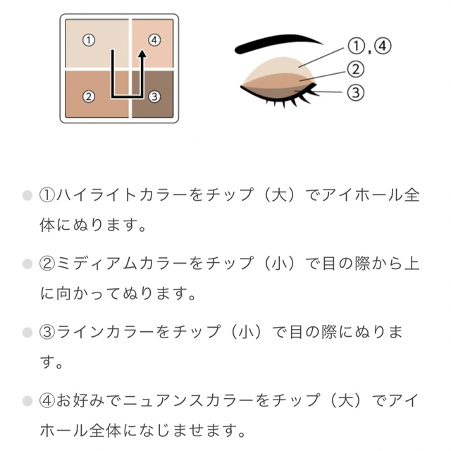 ちふれ(チフレ)のちふれ グラデーションアイシャドウ 72 オレンジブラウン コスメ/美容のベースメイク/化粧品(アイシャドウ)の商品写真