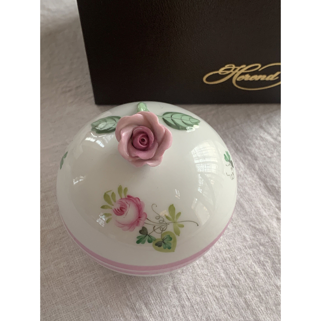 シーリングライト 【美品】ヘレンド薔薇ボンボン入れ - テーブル用品