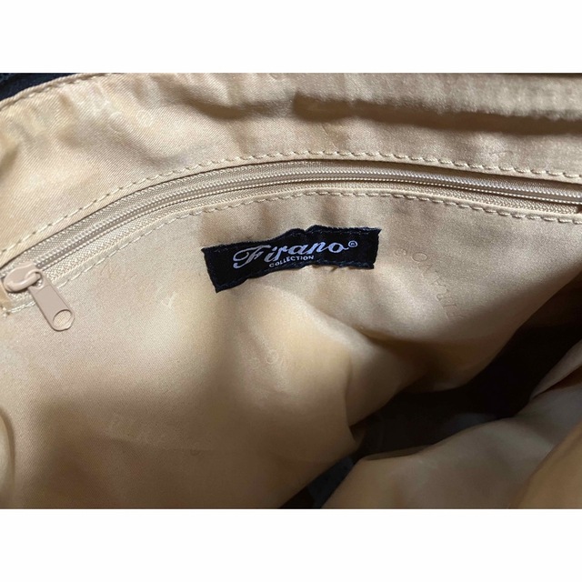 ノーブランド トート ハンドバッグ タッセル 合皮 ブラック メンズのバッグ(トートバッグ)の商品写真