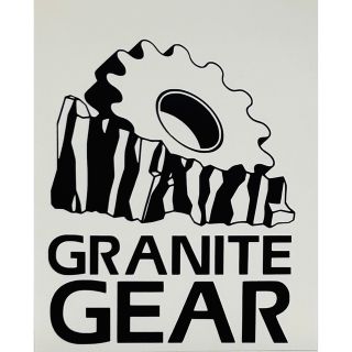 ◆granite gear◆グラナイトギア カッティングステッカー◆黒グロス◆