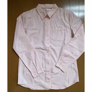 薄いピンクシャツ　レディースフリーサイズ(シャツ/ブラウス(長袖/七分))