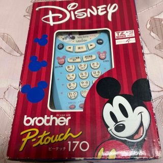 ブラザー(brother)のbrother ピータッチ170MB ミッキーブルー(OA機器)