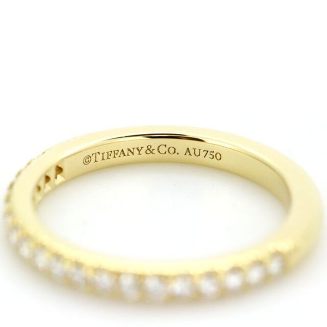 Tiffany & Co.(ティファニー)のティファニー ソレスト ダイヤモンド バンド リング 19P K18YG 5号 レディースのアクセサリー(リング(指輪))の商品写真